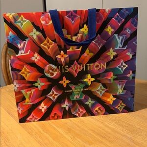 Louis Vuitton Colorful Logo Gift Bag